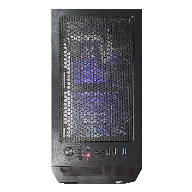 Alpha Aurora Black Desktop Gaming PC | AMD Ryzen 5 5600 | 16GB RAM | 500GB SSD | RX 7600 OC | Windows 11 Pro