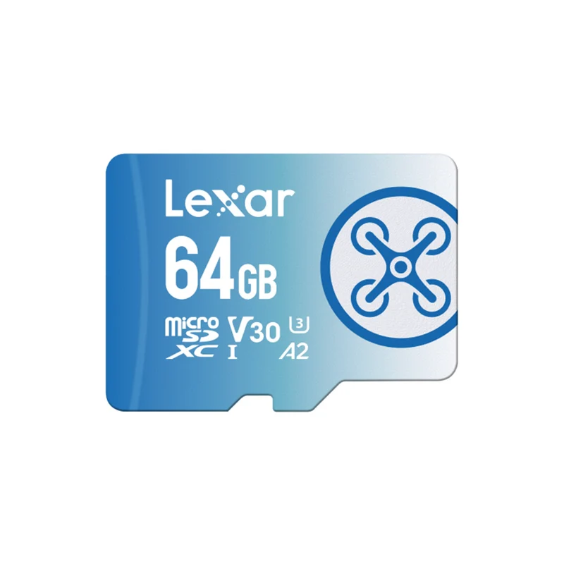 Lexar FLY microSDXC UHS-I C10 U3 V30 A2 160MB/s Read Memory Card (64GB, 256GB)