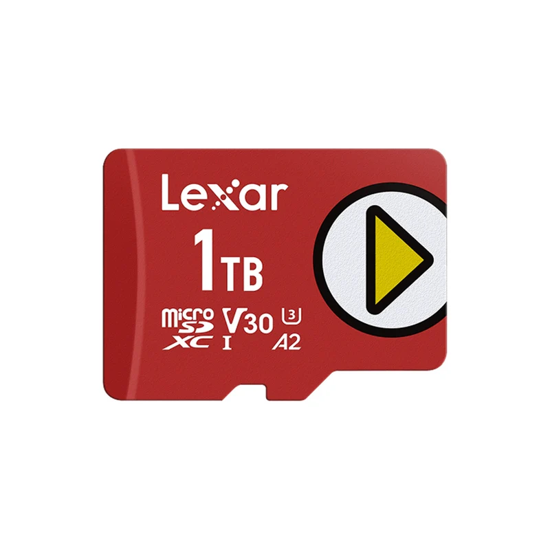 Lexar PLAY microSDXC UHS-I C10 U3 V30 A2 160MB/s Read Memory Card (512GB, 1TB)