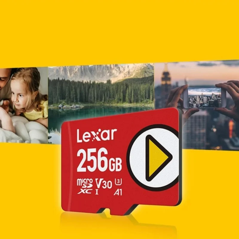 Lexar PLAY 256GB microSDXC UHS-I C10 U3 V30 A1 160MB/s Read Memory Card (LMSPLAY256G-BNNNG)