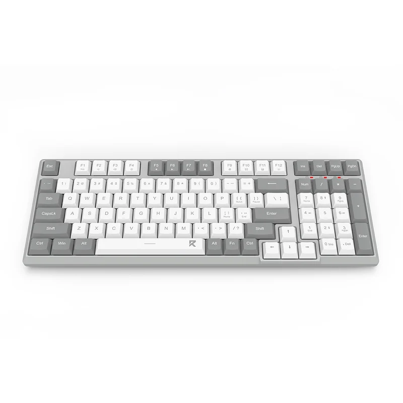 Redragon BK-7114WG Scissor Mechanism Slim Wireless 96% Keyboard (White/Grey)