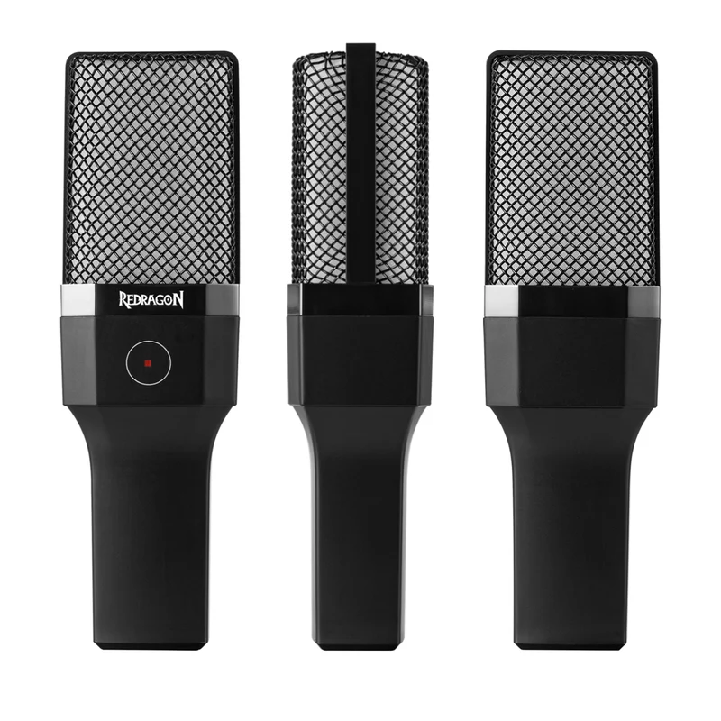 Redragon GM212 Adne RGB USB Streaming Microphone with Pop Filter Tripod (GM212)