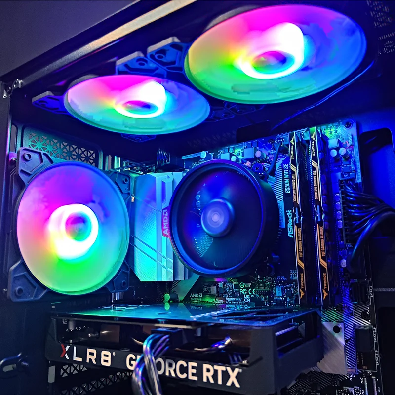 Alpha Reyna Black Desktop Gaming PC | AMD Ryzen 5 5600 | 16GB RAM | 512GB SSD | RTX 4060 | Windows 11 Pro
