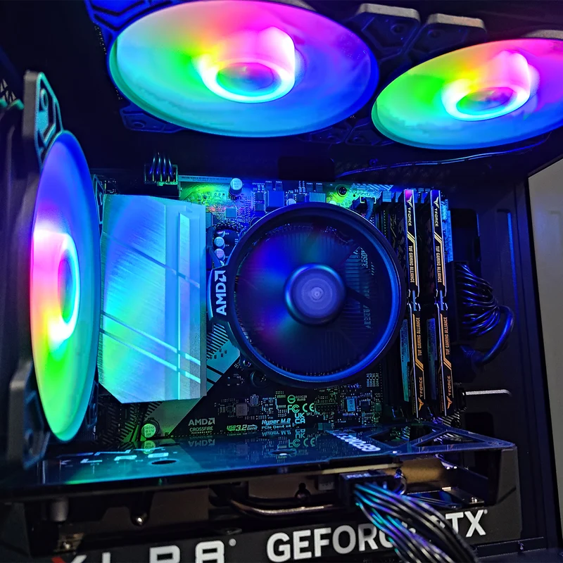 Alpha Reyna Black Desktop Gaming PC | AMD Ryzen 5 5600 | 16GB RAM | 512GB SSD | RTX 4060 | Windows 11 Pro
