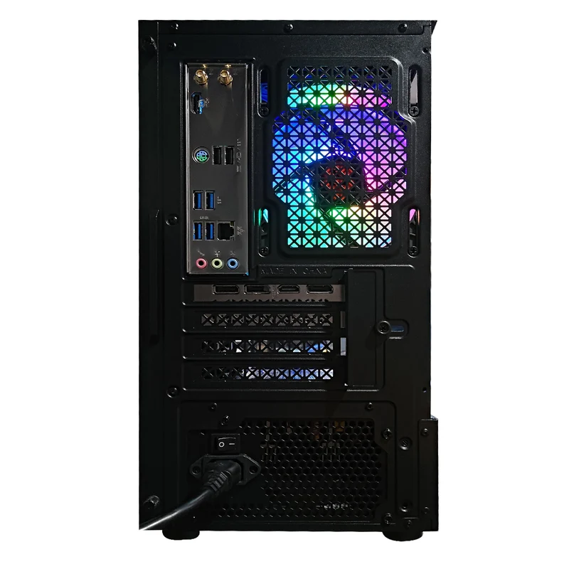 Alpha Reyna Black Desktop Gaming PC | AMD Ryzen 5 5600 | 16GB RAM | 512GB SSD | RTX 4060 | Windows 11 Pro