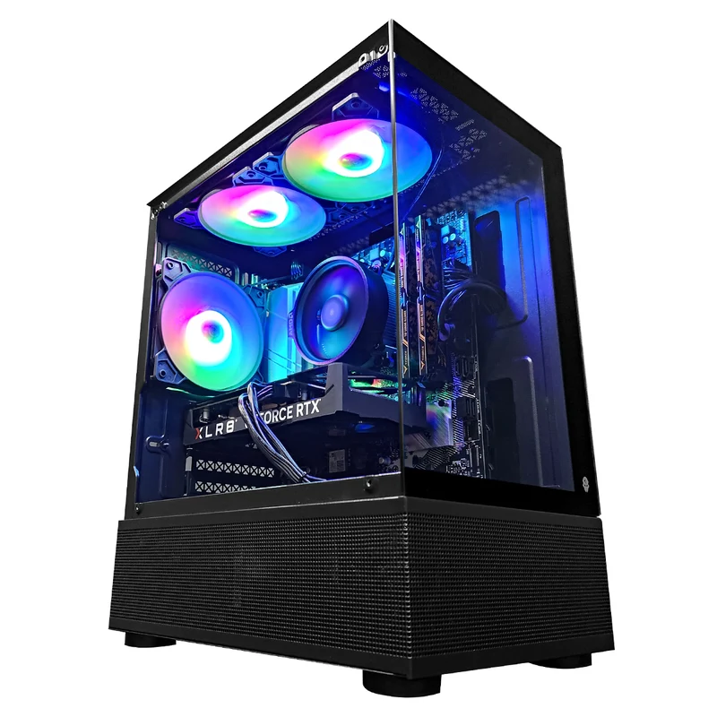 Alpha Reyna Black Desktop Gaming PC | AMD Ryzen 5 5600 | 16GB RAM | 512GB SSD | RTX 4060 | Windows 11 Pro