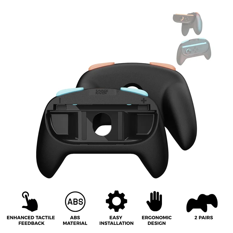 Skull & Co. Mini Grip for Nintendo Switch 2 (Neon Blue/Red) (NS2MNG-BR)