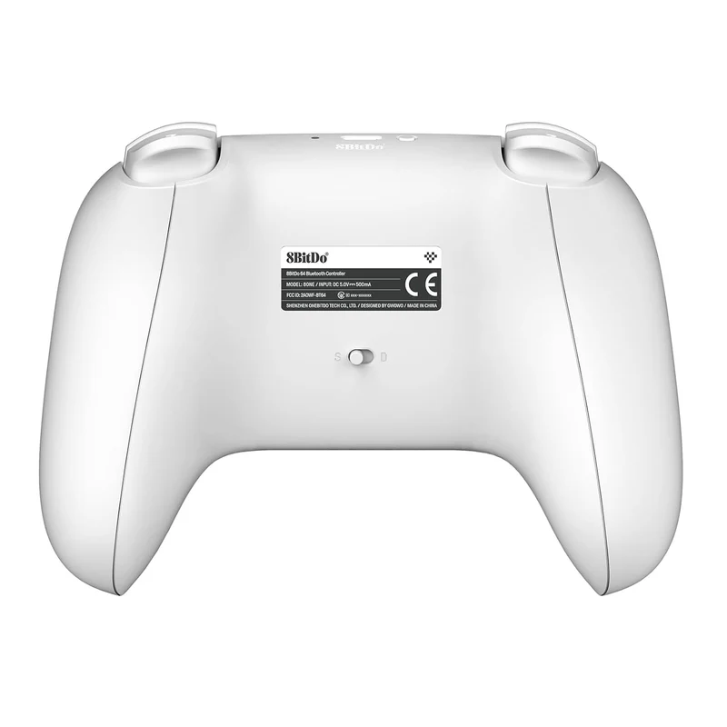 8Bitdo 64 Bluetooth Controller for Analogue 3D / Switch / Windows / Android (Black, White, Grey) (80NE)