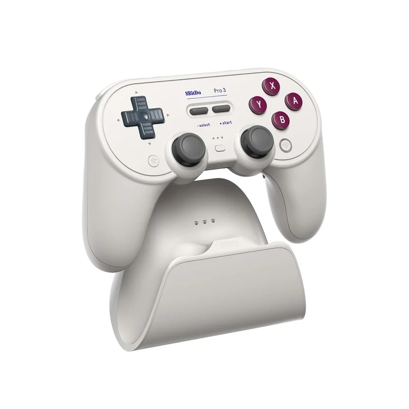 8Bitdo Pro 3 Bluetooth Gamepad for Nintendo Switch / Windows / Android (80GQ) (G Classic, Grey, Purple)