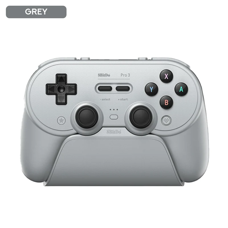 8Bitdo Pro 3 Bluetooth Gamepad for Nintendo Switch / Windows / Android (80GQ) (G Classic, Grey, Purple)