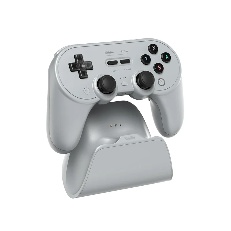 8Bitdo Pro 3 Bluetooth Gamepad for Nintendo Switch / Windows / Android (80GQ) (G Classic, Grey, Purple)