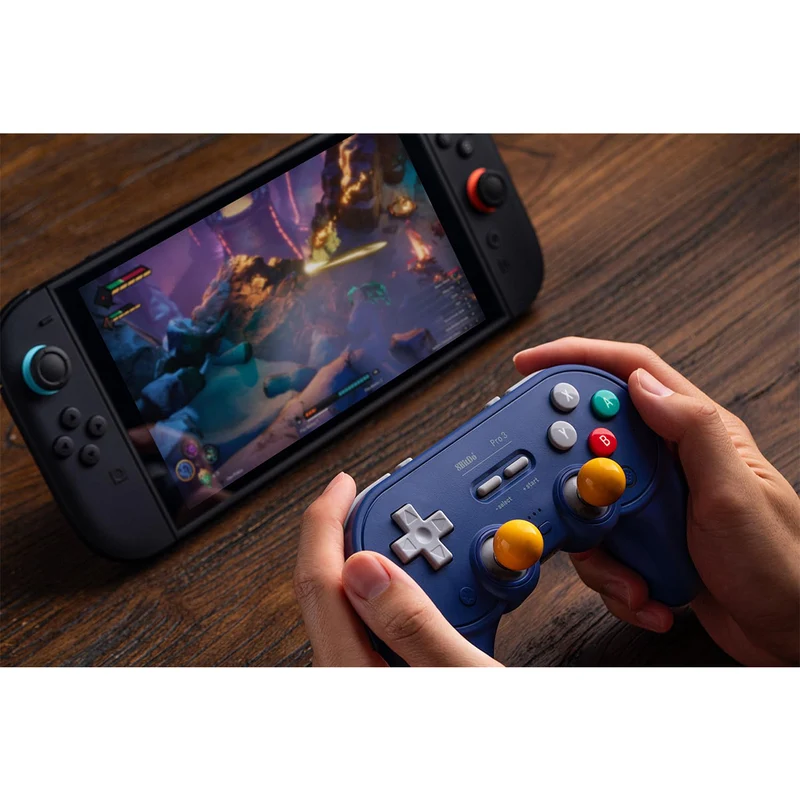 8Bitdo Pro 3 Bluetooth Gamepad for Nintendo Switch / Windows / Android (80GQ) (G Classic, Grey, Purple)