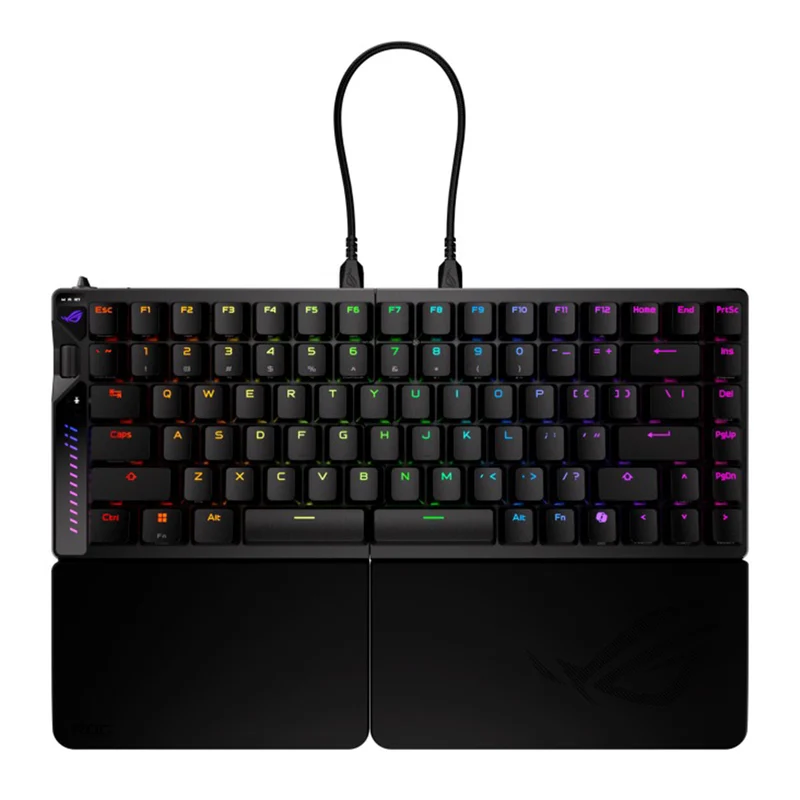 Asus ROG Falcata Split Magnetic 75% Analog Gaming Keyboard (Black) (ROG HFX V2 Magnetic Switch) (M703)