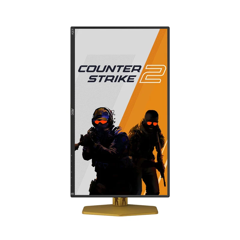 AOC CS25G 24" FHD (1920x1080) IPS 310Hz 0.3Ms Nvidia G-Sync Gaming Monitor with Height / Tilt / Swivel / Pivot Adjustment (Black/Gold)