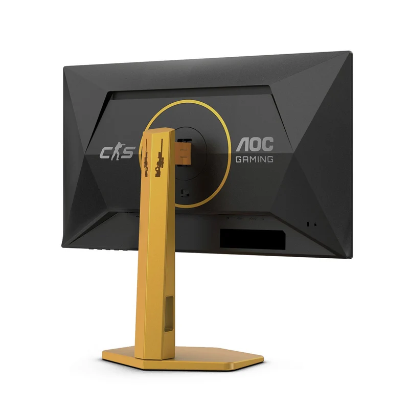 AOC CS25G 24" FHD (1920x1080) IPS 310Hz 0.3Ms Nvidia G-Sync Gaming Monitor with Height / Tilt / Swivel / Pivot Adjustment (Black/Gold)