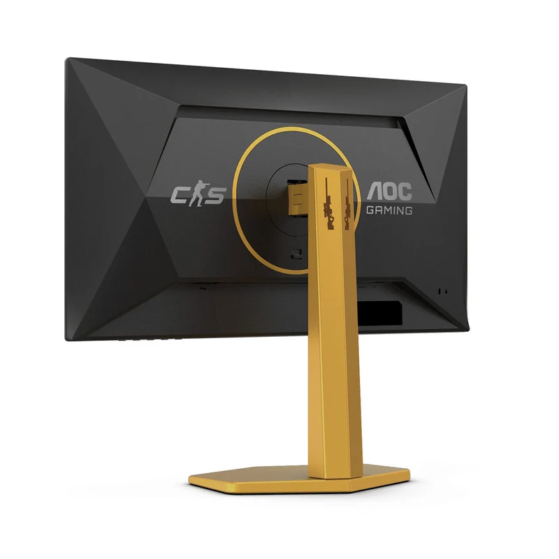 AOC CS25G 24" FHD (1920x1080) IPS 310Hz 0.3Ms Nvidia G-Sync Gaming Monitor with Height / Tilt / Swivel / Pivot Adjustment (Black/Gold)