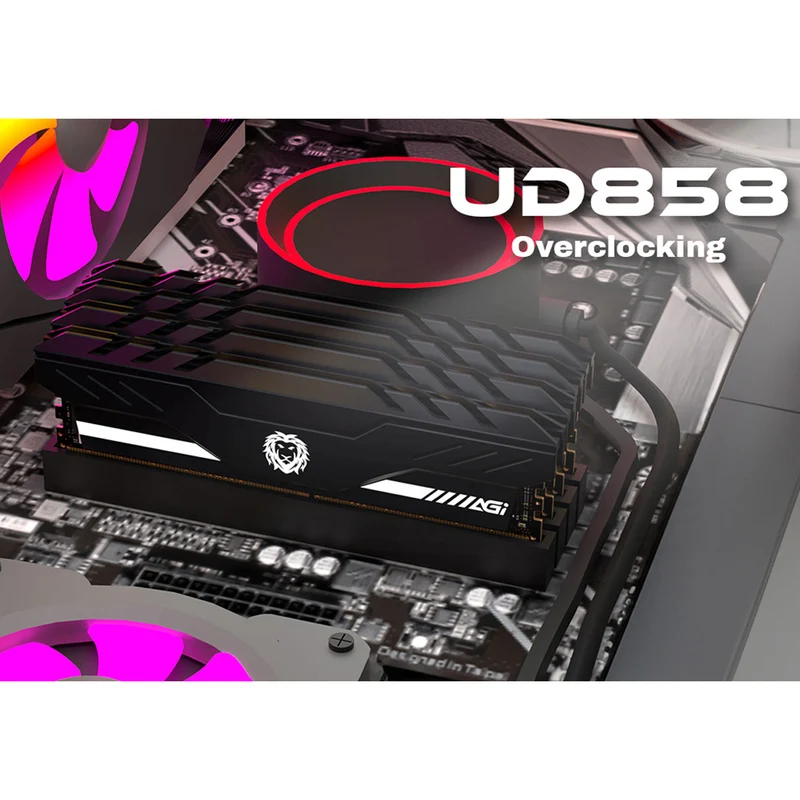 AGI UD858 32GB (16GBx2) DDR5 6400MHz CL36 1.4V OC Gaming Memory Module (AGI6IWB16UD858-DR)