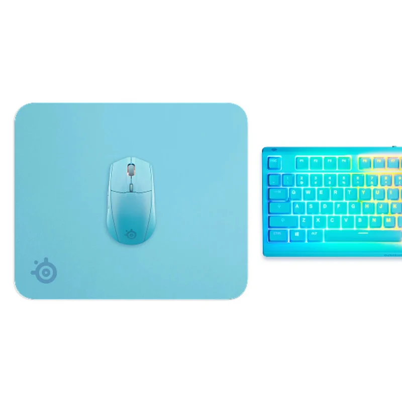 SteelSeries QCK Cloth Mousepad (Large) (Aqua, Lavender, White)