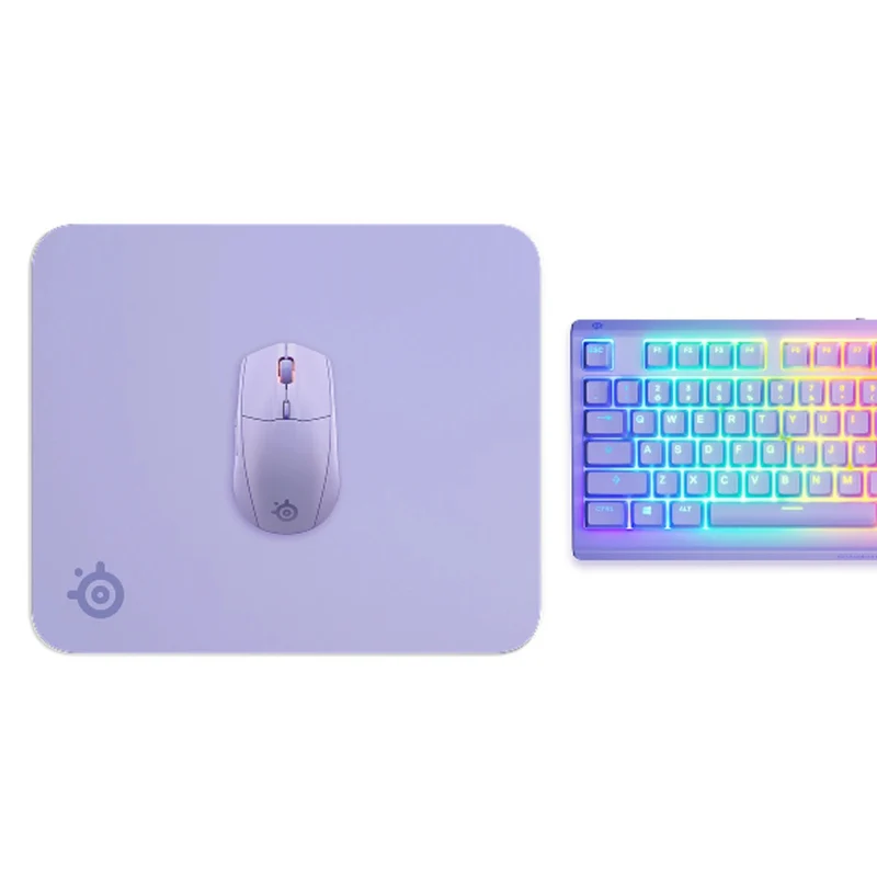 SteelSeries QCK Cloth Mousepad (Large) (Aqua, Lavender, White)