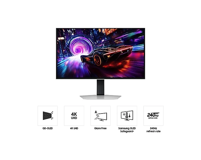 Samsung Odyssey G8 OLED LS27FG812SEXXP 27" 4K (3840x2160) 240Hz 0.03ms (GTG) FreeSync Gaming Monitor