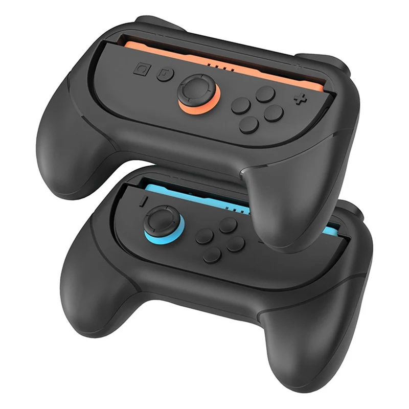 Ipega Joy-Pad Hand Grips for Nintendo Switch 2 (Black, Orange/Blue)