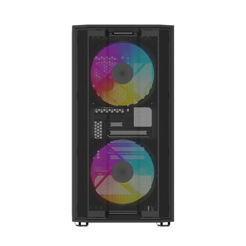 Sama S30 Mid-Tower with High Airflow Front Panel PC Case (Black) (S30-BKMP3AX1-GL)