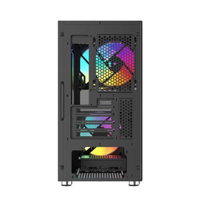 Sama S30 Mid-Tower with High Airflow Front Panel PC Case (Black) (S30-BKMP3AX1-GL)