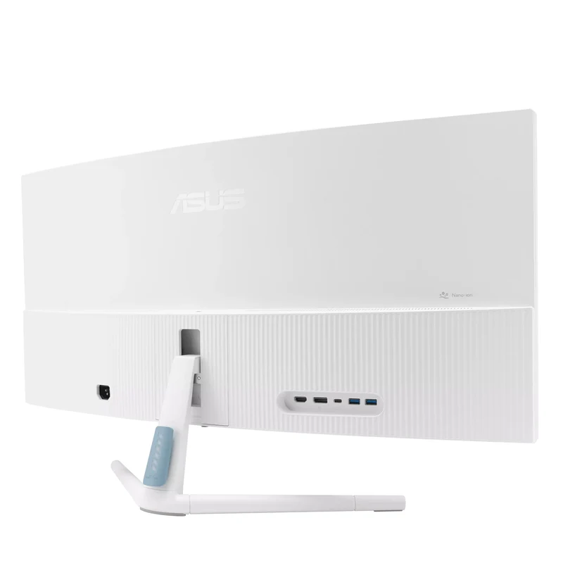 Asus VU34WCIP-W 34" WQHD (3440x1440) Frameless 100Hz 1ms MPRT VA Curved Eye Care Monitor with Height & Tilt Adjustment (White)