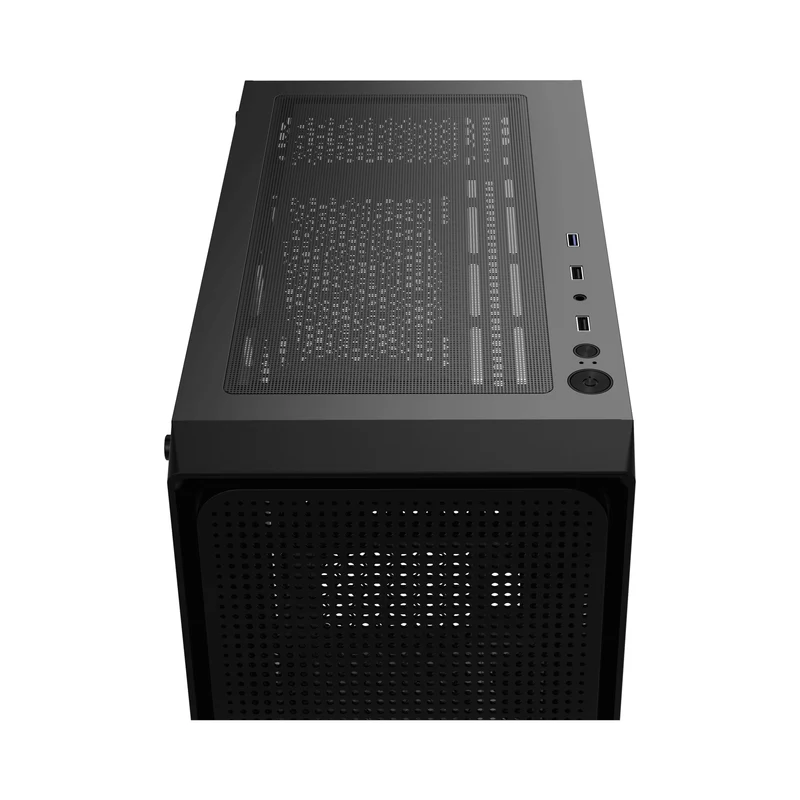 Ocypus Gamma C50 ARGB PC Case with ARGB Fans (Black) (GAMMA-C50-BKG400XX-GL)
