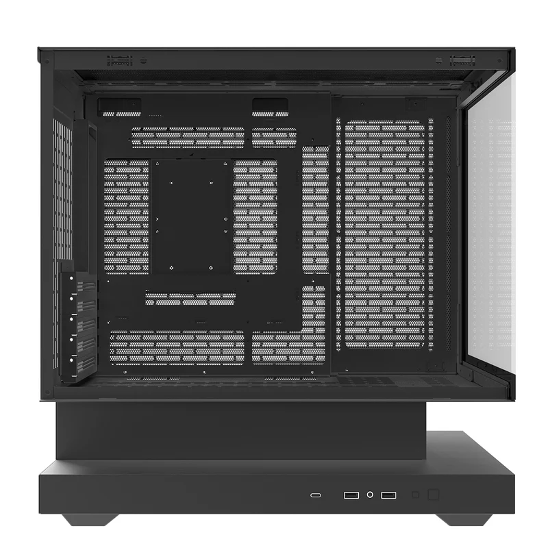 DarkFlash Floatron F1 Art Ultra TG Panel M-ATX PC Case (Black)
