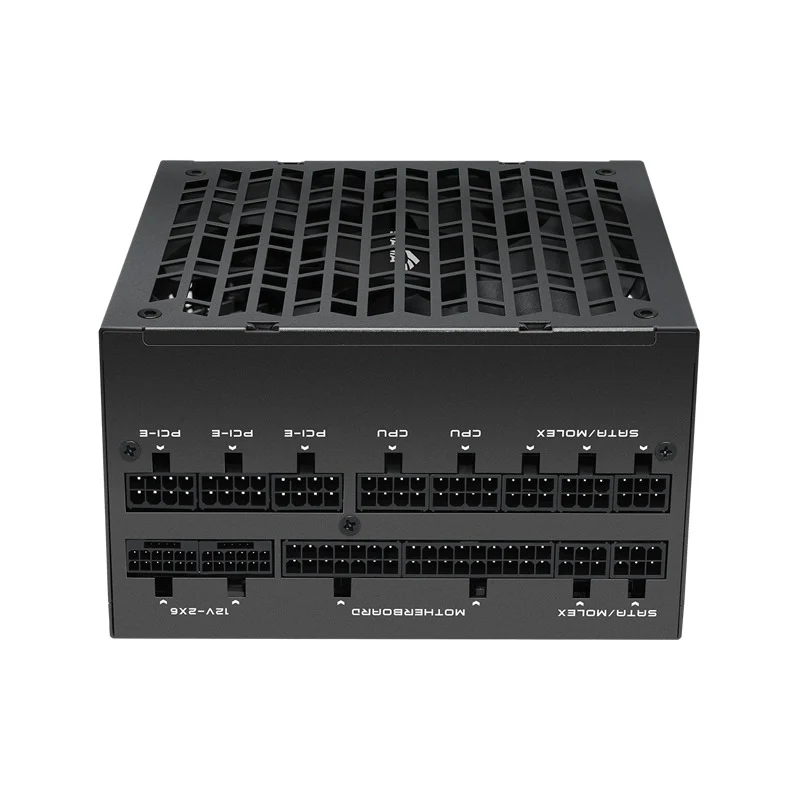 Sama P1200 1200W 80+ Platinum ATX 3.1 PCIe 5.1 Ready Fully Modular Power Supply with Braided Pattern Cables (Black, White)