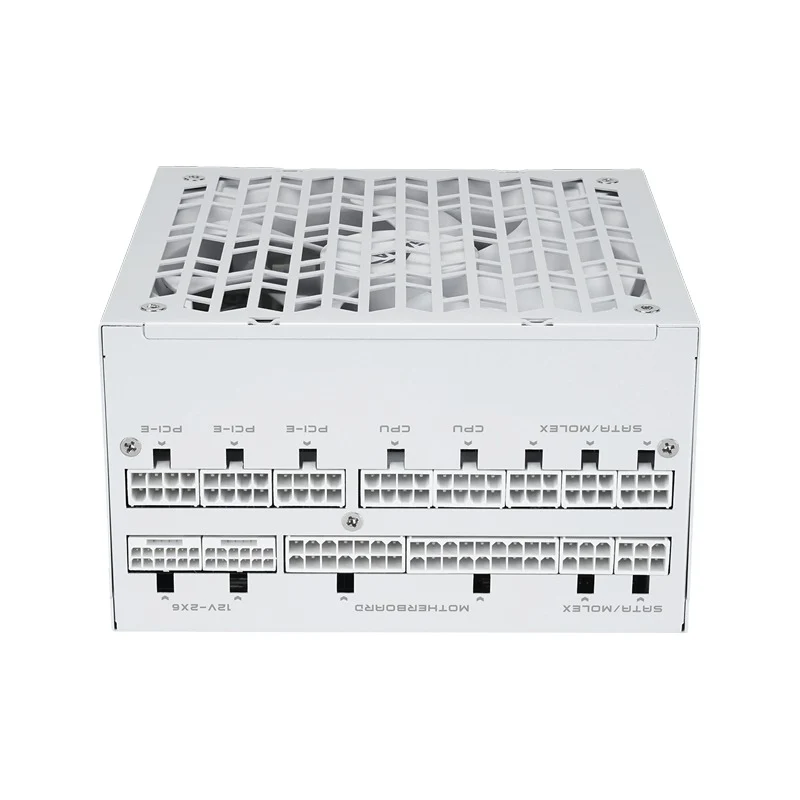 Sama P1200 1200W 80+ Platinum ATX 3.1 PCIe 5.1 Ready Fully Modular Power Supply with Braided Pattern Cables (Black, White)