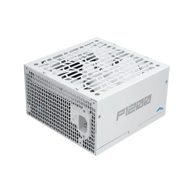 Sama P1200 1200W 80+ Platinum ATX 3.1 PCIe 5.1 Ready Fully Modular Power Supply with Braided Pattern Cables (Black, White)
