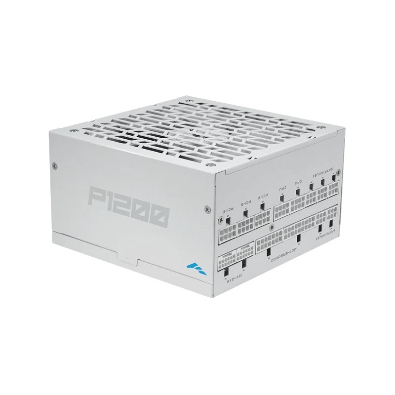 Sama P1200 1200W 80+ Platinum ATX 3.1 PCIe 5.1 Ready Fully Modular Power Supply with Braided Pattern Cables (Black, White)