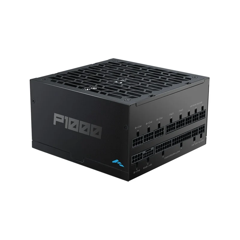 Sama P1000 1000W 80+ Platinum ATX 3.1 PCIe 5.1 Ready Fully Modular Power Supply with Braided Pattern Cables (Black, White)