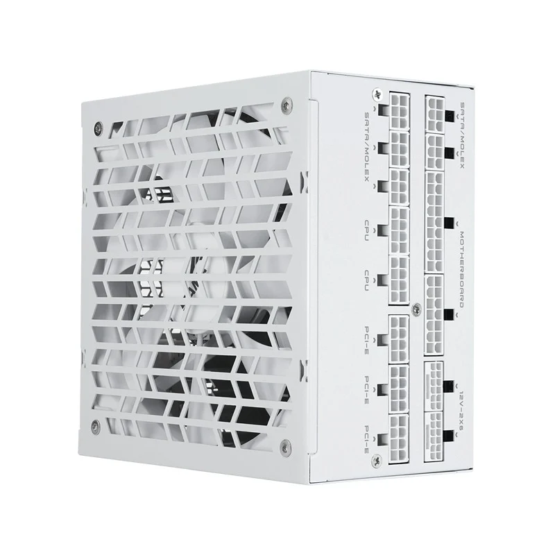 Sama P1000 1000W 80+ Platinum ATX 3.1 PCIe 5.1 Ready Fully Modular Power Supply with Braided Pattern Cables (Black, White)