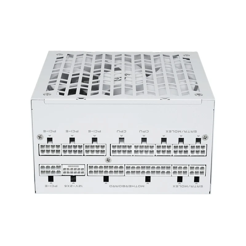 Sama P1000 1000W 80+ Platinum ATX 3.1 PCIe 5.1 Ready Fully Modular Power Supply with Braided Pattern Cables (Black, White)