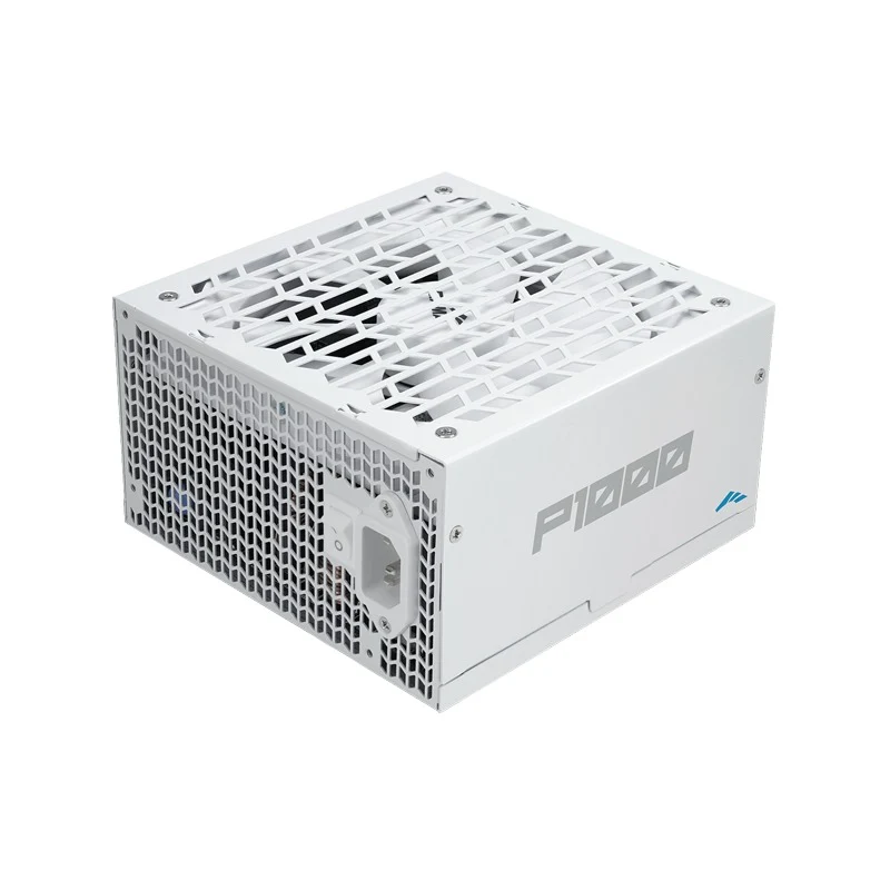 Sama P1000 1000W 80+ Platinum ATX 3.1 PCIe 5.1 Ready Fully Modular Power Supply with Braided Pattern Cables (Black, White)