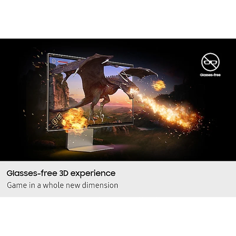 Samsung Odyssey G9 3D LS27FG900XEXXP 27" 4K (3840x2160) 165Hz 1ms (GTG) IPS FreeSync Gaming Monitor