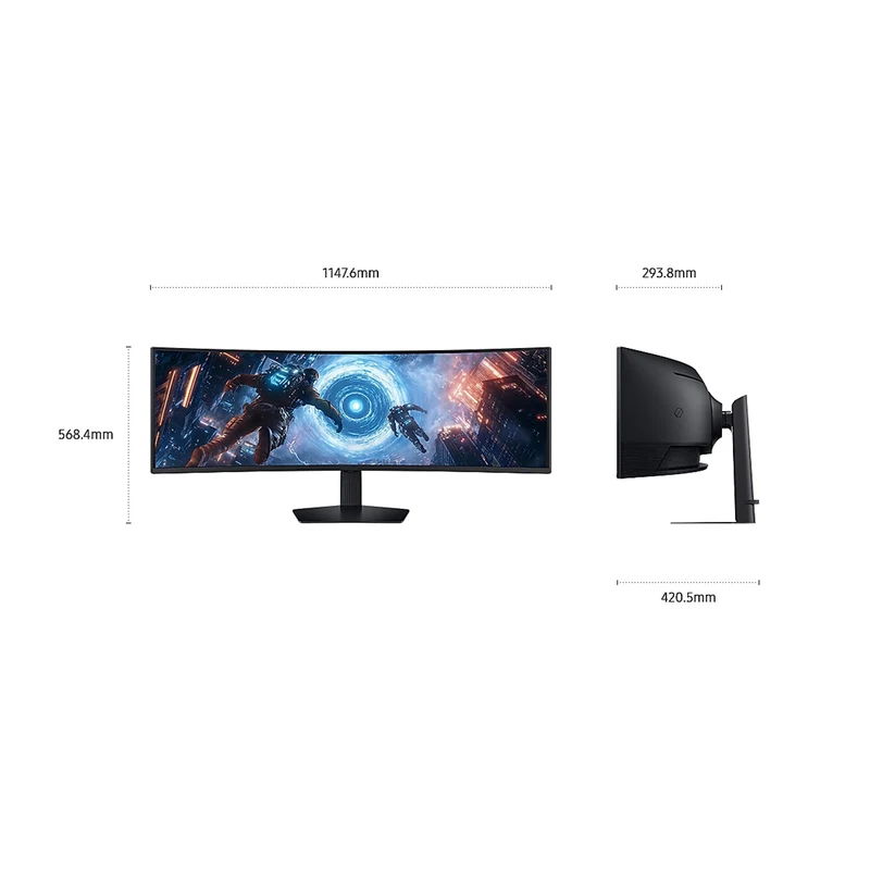 Samsung Odyssey G9 LS49FG912EEXXP 49" DQHD (5120x1440) 144Hz 1ms (GTG) VA Freesync HDR10+ Gaming Monitor