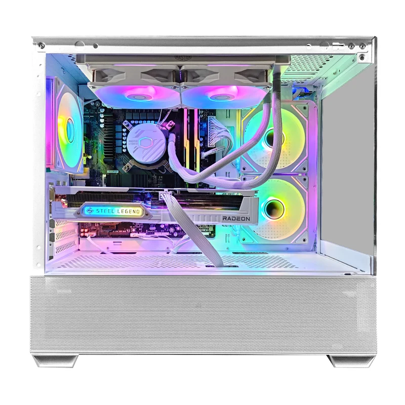 Sigma Elite 490 White Desktop Gaming PC | Intel i5 14400 | 32GB RAM | 1TB SSD | RX 9060 XT OC | Windows 11 Pro