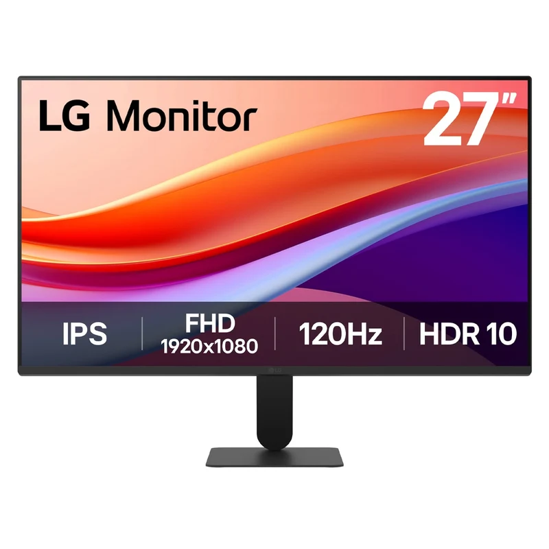 LG 27U411A-B 27" FHD (1920x1080) 120Hz 5ms GTG IPS Monitor With Tilt Adjustment