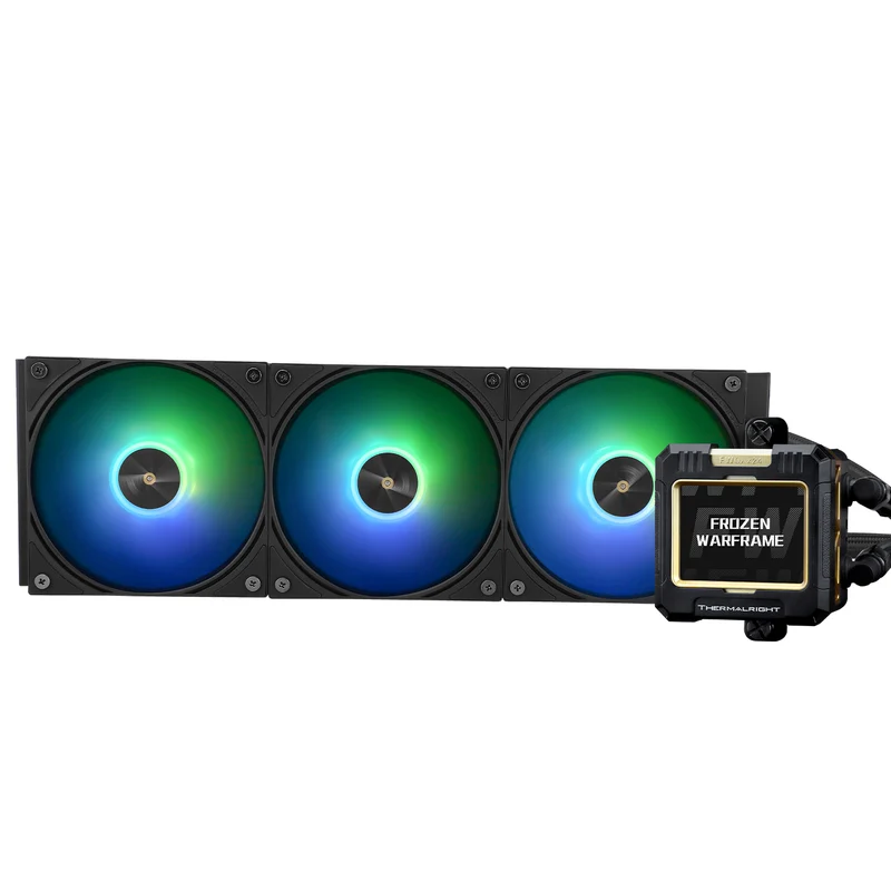 Thermalright Frozen Warframe 360 ARGB AIO CPU Liquid Cooler (Black, White)