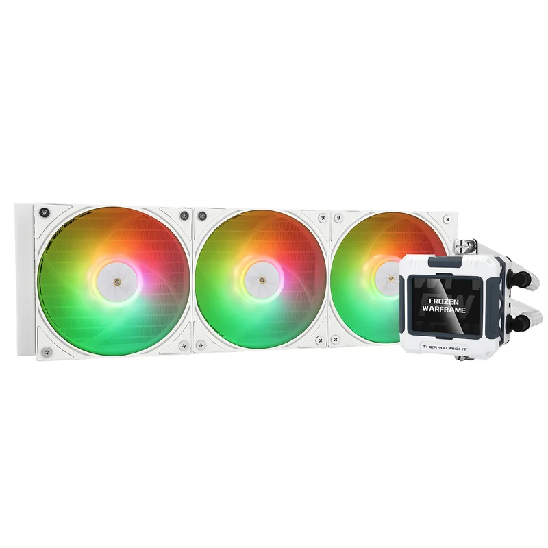 Thermalright Frozen Warframe 360 ARGB AIO CPU Liquid Cooler (Black, White)