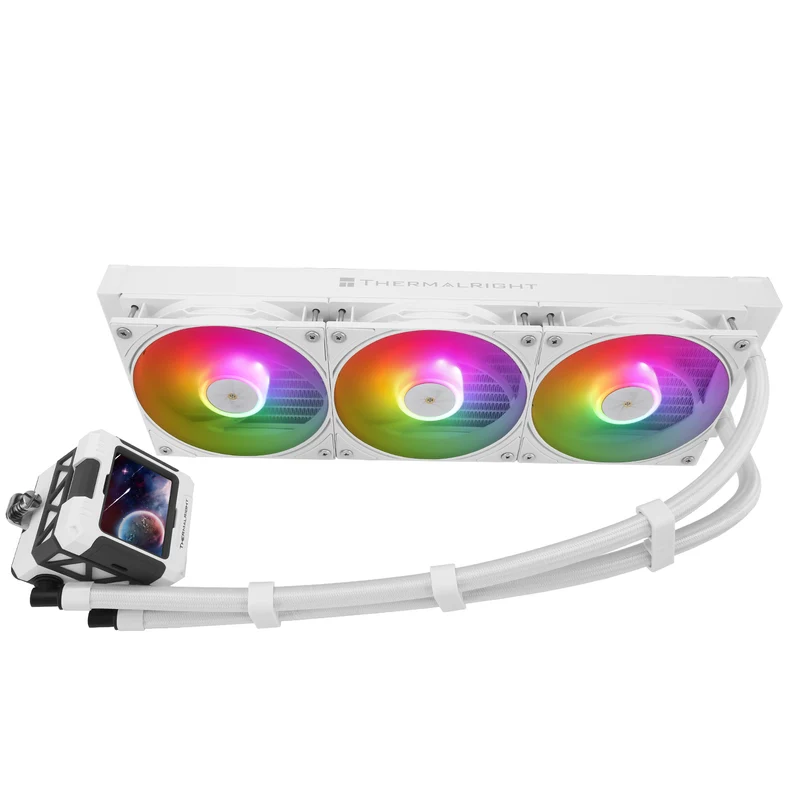 Thermalright Frozen Warframe 360 ARGB AIO CPU Liquid Cooler (Black, White)