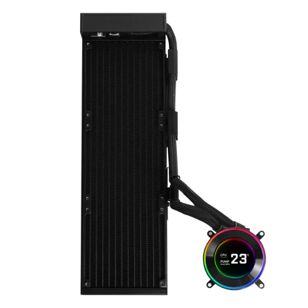 Lian Li HydroShift II LCD-C 360TL AIO Liquid Cooler (Black, White)