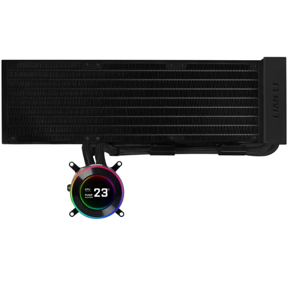 Lian Li HydroShift II LCD-C 360TL AIO Liquid Cooler (Black, White)