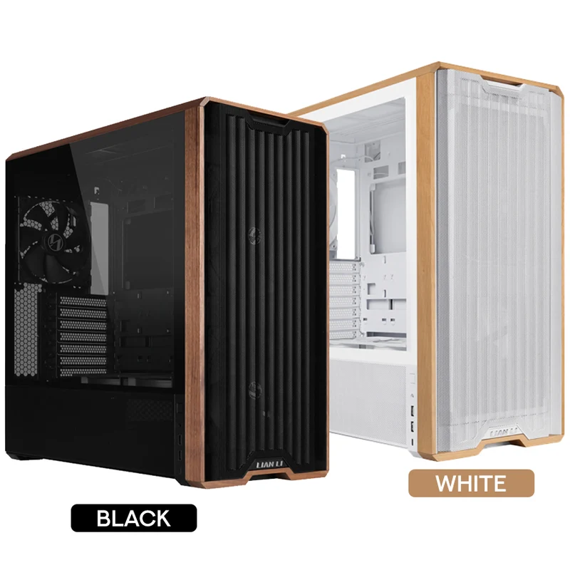 Lian Li Lancool 217 Mid-Tower PC Case (Black, White)
