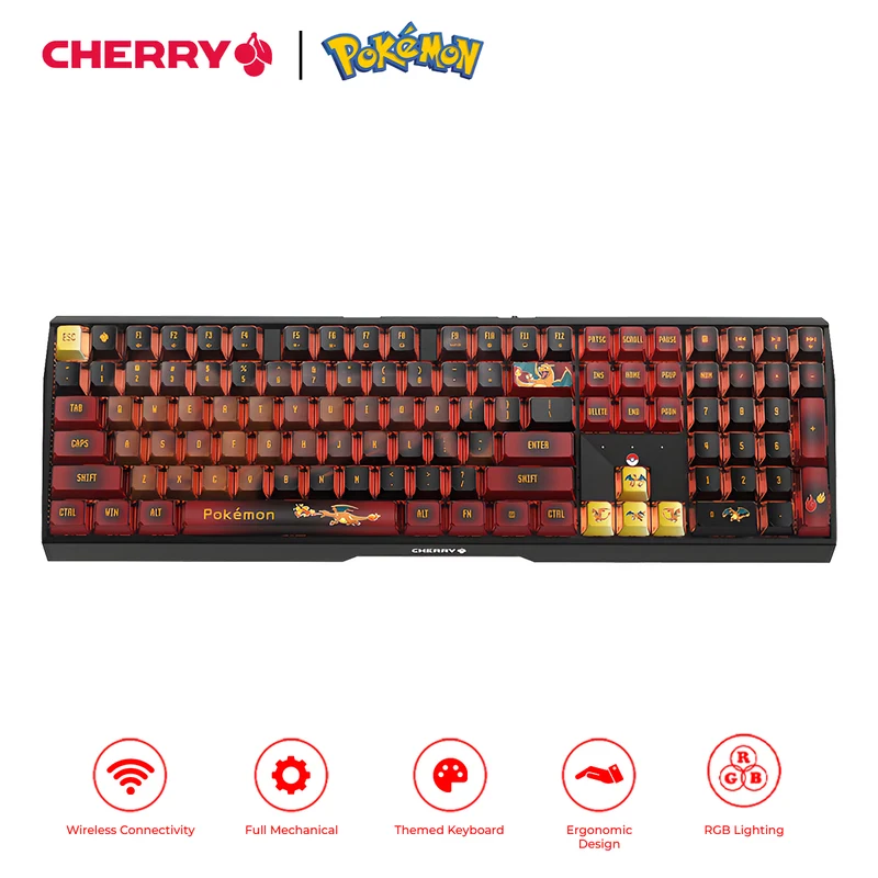 Cherry x Pokemon Charizard MX3.0S Wireless Mechanical Keyboard