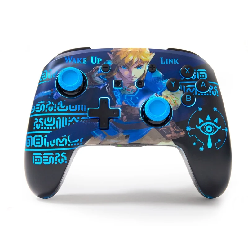 PowerA Lumectra Enhanced Wireless Controller For Nintendo Switch (Zelda Wake Up link)